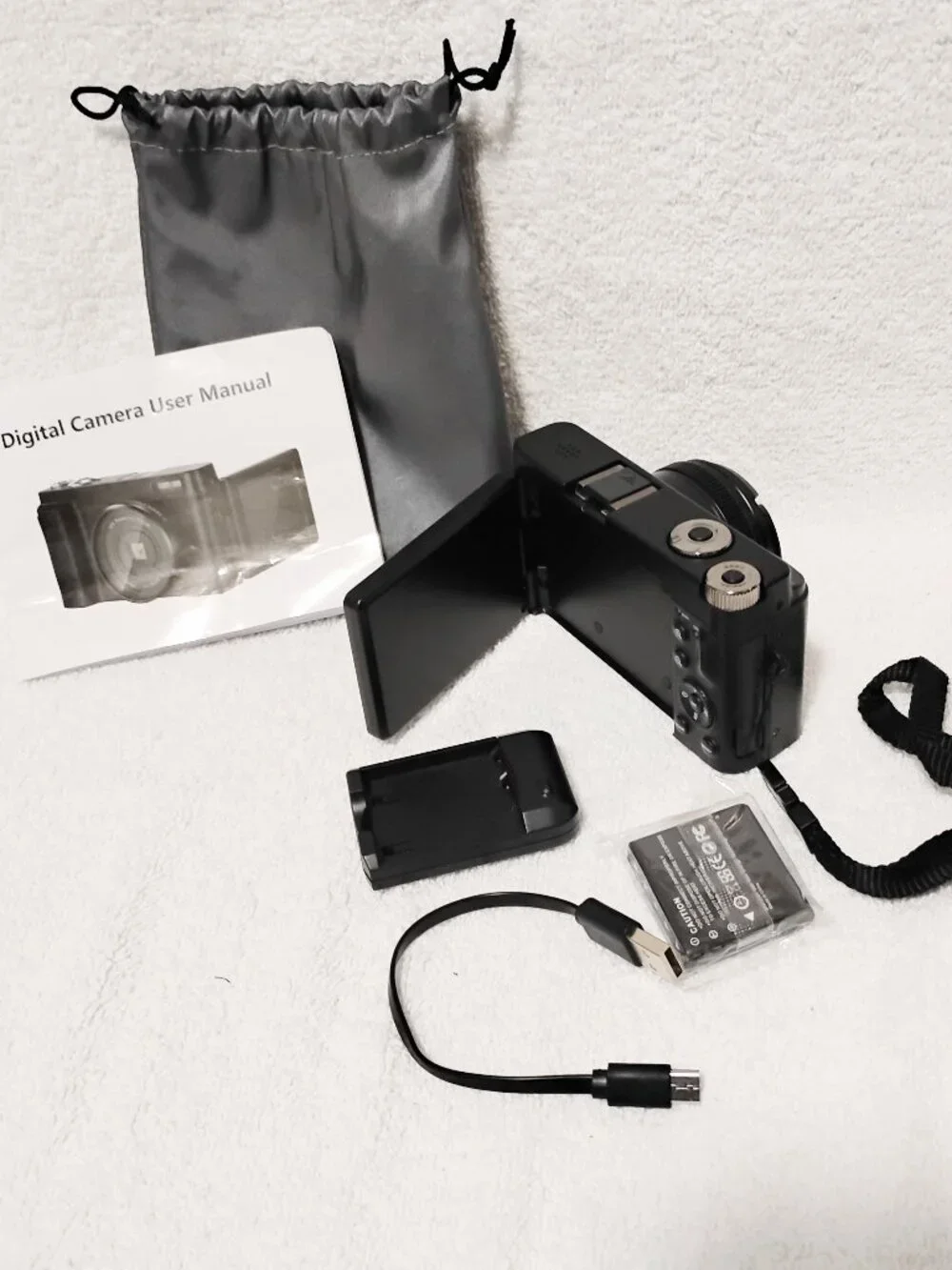 4K Digital Camera Photography Auto-Focus 180° 3